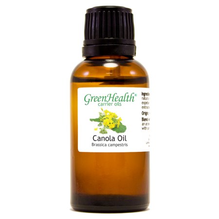 Canola Carrier Oil - 1 fl oz - Amber Glass Bottle w/ Euro Dropper