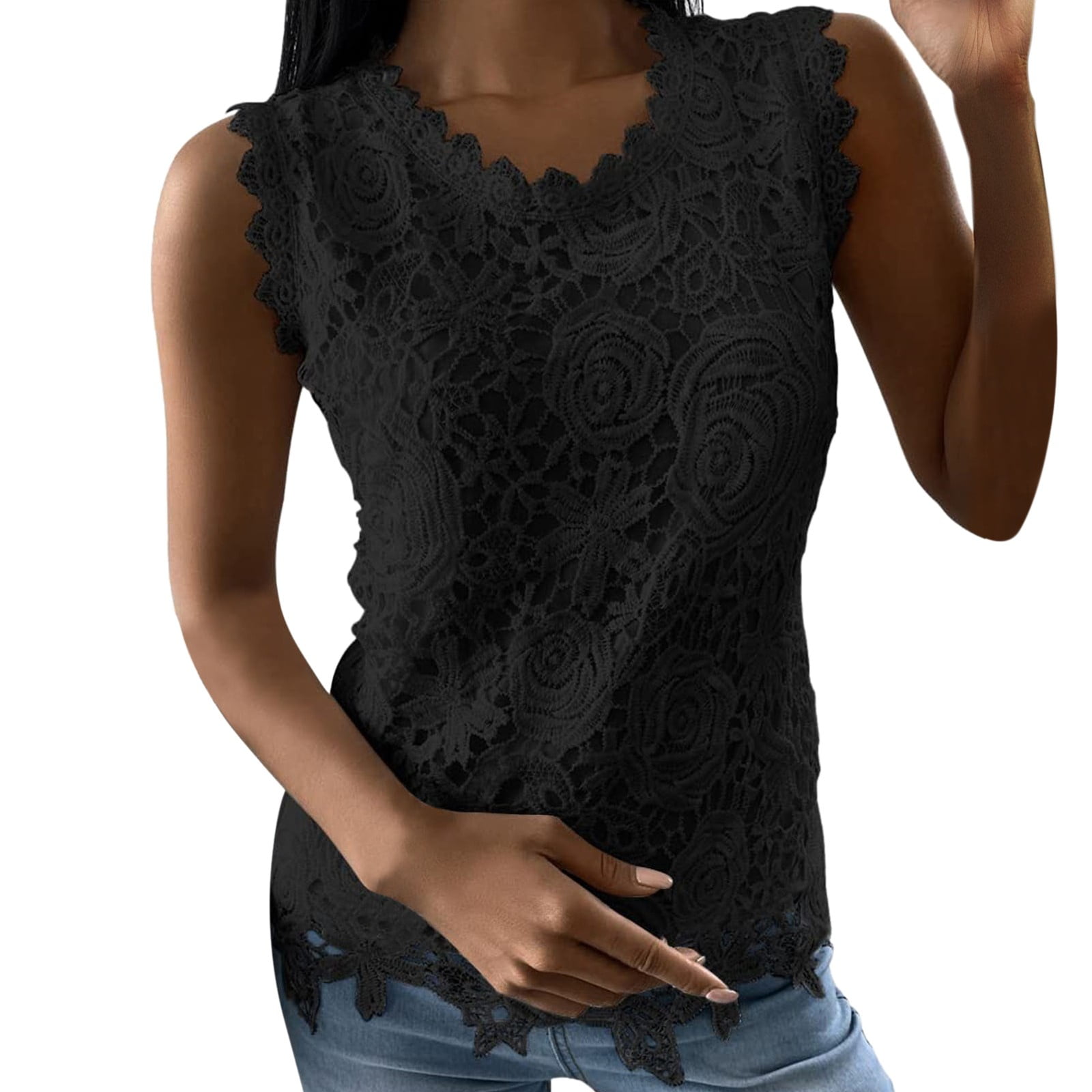 【meeko】yo BIOTOP lace sleeveless top BIOTOP(ビオトープ) / 【yo BIOTOP】lace sleeveless top (トップス