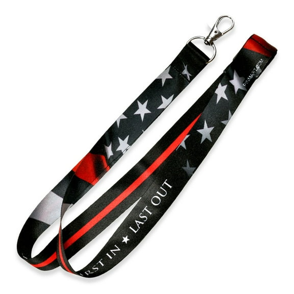 Thin Red Line Awareness Lanyard - 1 Piece
