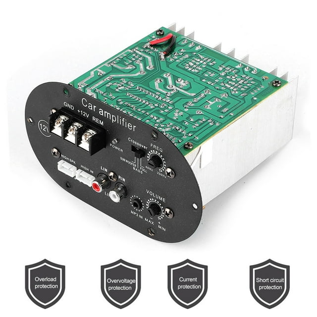 Subwoofer AMP Board,Car Audio Amplifier Board Car Audio Amplifierboard Car Amplifier Board Time-Tested Durability