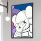 thumbnail image 3 of 1 póster de estatua de K-kaws-art, póster adhesivo de película, pegatina de papel Kraft retro, bricolaje, para habitación, bar, cafetería, arte estético, pintura de pared, 3 of 5