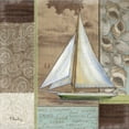 thumbnail image 2 of Brent, Paul 15x15 White Modern Wood Framed Museum Art Print Titled - Santa Rosa Boat I, 2 of 4