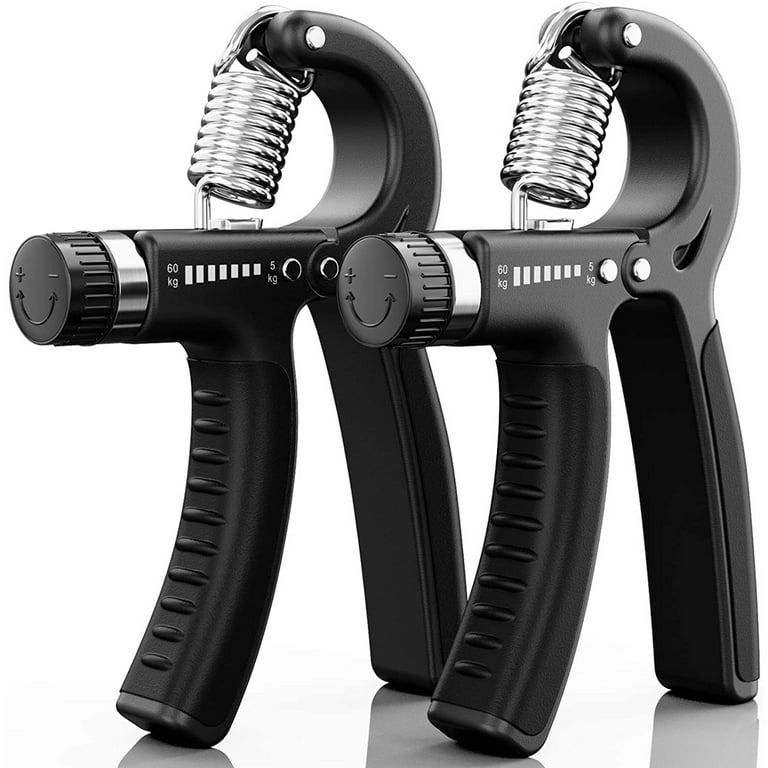  Exology Fitness Grip Strength Trainer 11lbs-132lbs (5kg-60kg)–  Non Slip Hand Grip Strengthener with Stainless Steel Spring for Improving  Hand, Finger, and Forearm Strength : Sports & Outdoors