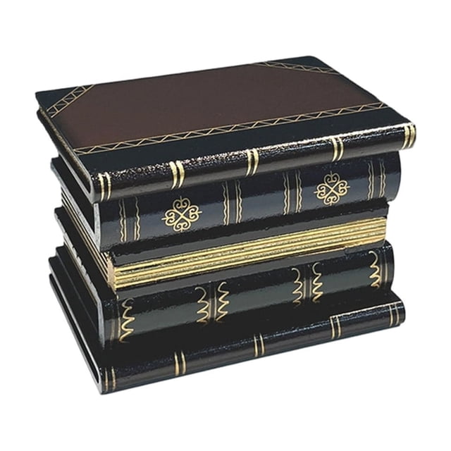 Tool Box Jewelry Box, Vintage Style Fake Book Props & Organizer 5.5x3.9x3.9 In, Wood Simulation Book for Desk Decor & Create This Book