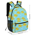 thumbnail image 2 of Cartoon Yellow Duck Pattern Backpack Back to Bag Sport Daypack Light Traveling Bag Laptop Bag for Men And Women 17in, 2 of 7