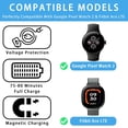 thumbnail image 2 of KOMI [2-Pack] Charger Compatible for Google Pixel Watch 2 / Fitbit Ace LTE Replacement Charging Cable. (3.3Ft/100cm) [Not for Pixel Watch 1] (White, Type-C), 2 of 7