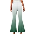 thumbnail image 4 of Piuwrlz Flared Pants Kids Girls Boys Fleece Sweatpants Pant Green Size 7 Years, 4 of 6