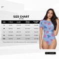 thumbnail image 3 of Goofa Strawberry And Flowers Printed Women Rash Guard Short Sleeve,Tummy control Swimsuit Surfing Swimsuit Bathing Suit One Piece Swimsuit UPF 50-Small, 3 of 9