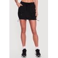 thumbnail image 3 of Women's Toggle Drawstring Hem Cargo Pocket Mini Skirt, 3 of 4