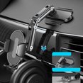 thumbnail image 5 of Professional Aluminum Dashboard Phone Mount Rack Holder Adhesive Base 360 Rotation Adjustable For 4-7 Inch Devices, 5 of 8