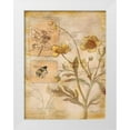 thumbnail image 3 of Paul Brent 12x14 White Modern Wood Framed Wall Art Titled - Flora Bumble Bee, 3 of 5