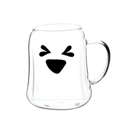 Way to Celebrate Glass Ghost Mug Squint