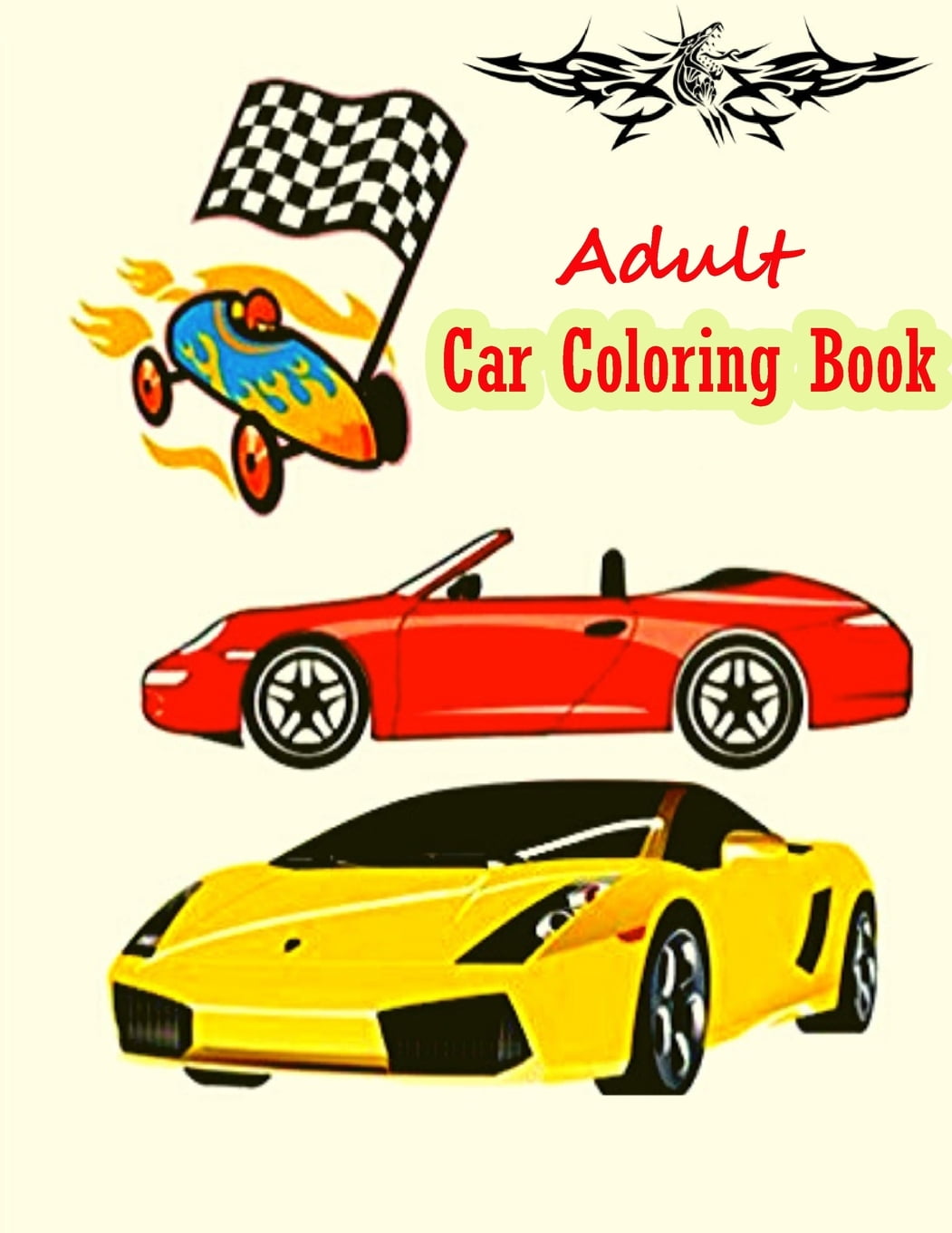 Adult Car Coloring Book A Coloring Book With Awesome 50 Various Type