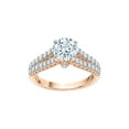 thumbnail image 1 of KATARINA Diamond Engagement Ring in 14K Rose Gold (1 3/4 cttw, I-J, I1-I2) (Size-9), 1 of 2