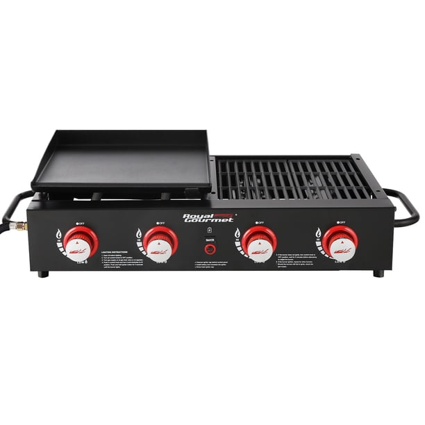 Royal Gourmet 4Burner GD4002T Portable Gas Grill and Griddle Combo