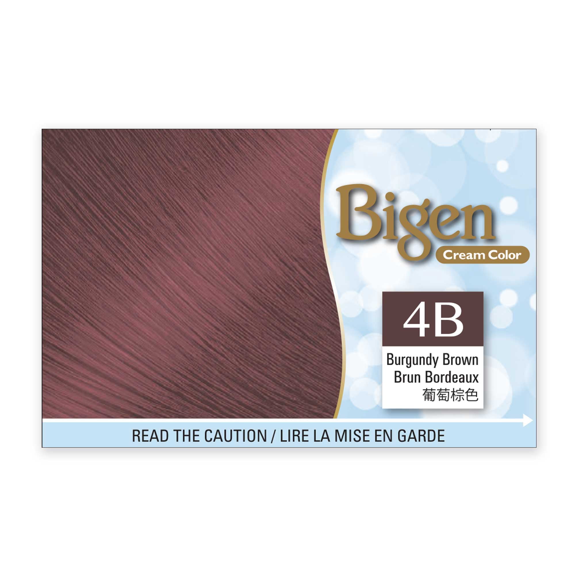 Bigen One Push 4B Burgundy Brown - 2 Pack