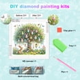 thumbnail image 3 of 5D DIY Diamond Painting Kit, Beautiful Tree Handmade Creative Artwork for Home Wall Decor Easter Holiday Gift, 3 of 5