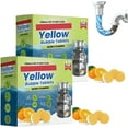 thumbnail image 1 of Lemonblast Drain Cleaner Tablets, Yellow Bubble Tablets – Blockage Remover, Foaming Bubble Tablet, Sink Pipe Cleaning Tablet for Deep Clean Pipes & Kitchen Drain, 1 of 7