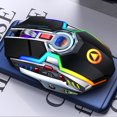 thumbnail image 4 of Ratón Inalámbrico Para Juegos A5 De 2,4 Ghz, Profesional, Usb, Esports, Rgb, Retroiluminado, 1600Dpi, Silencioso, Bluetooth, 7 Botones, Recargable Para Ordenador Portátil Noticed EL013278-01, 4 of 4