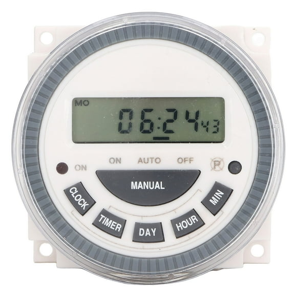 Programmable Timer, Accurate Control Time Switch Relay Memory Backup For Fan