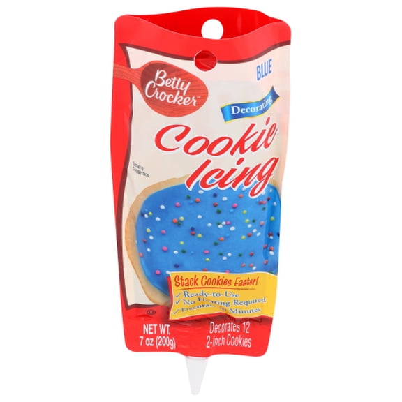 (Pack Of 6) Betty Crocker Icing Decorating Cookie Blue 7 Oz