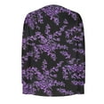 thumbnail image 7 of Xdegoge Plus Size Tops for Curvy Women Floral Print Tunic Shirt Pleated Crewneck Dressy Casual Blouses Oversized Stretch Soft Comft Loose Fit Tshirt Fall Fashion Clothes Streetwear, L-5XL, 7 of 7