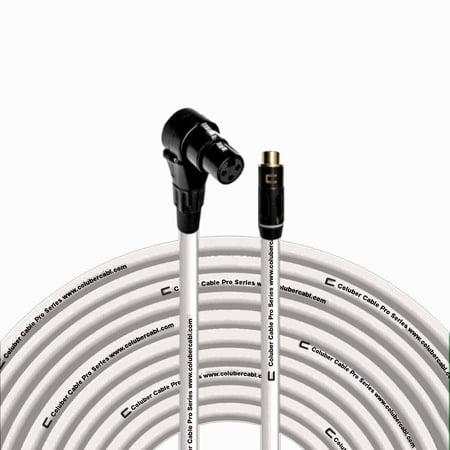 Coluber Cable Right Angle XLR Female - RCA Female 3-Pin Microphone Connector