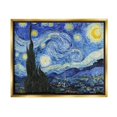 thumbnail image 5 of Stupell Industries Van Gogh Starry Night Post Impressionist Painting Metallic Gold Framed Floating Canvas Wall Art, 16x20, by Vincent Van Gogh, 5 of 5