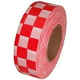 thumbnail image 3 of Tape Planet White and Red Checkerboard Flagging Tape 1 3/16" x 31.200 ft Roll Non-Adhesive, 3 of 5