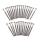 thumbnail image 4 of 2x Paquete duradero de 30 tornillos de montaje fijo de pastilla de doble bobina de guitarra eléctrica M3 plateado 2 piezas, 4 of 8