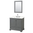 thumbnail image 6 of Wyndham Collection WCS202036SDEWQUS3M24 Deborah 36" Free Standing Single Basin Vanity Set, 6 of 6