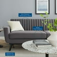 thumbnail image 7 of Engage Channel Tufted Performance Velvet Sofa-EEI-5459, 7 of 7