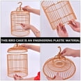 thumbnail image 5 of HOOWIFFY Brown Plastic Bird Cage with Hanging Hook and Removable Tray, Design for Pet Birds, 1 Set, 5 of 6