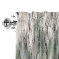 thumbnail image 4 of Sage Green Vintage Rod Pocket Curtain Valance, Stripes Painting Retro Abstract Art Farmhouse Window Valance for Living Room, Bedroom, Kitchen 42"W x 12"L, 4 of 9