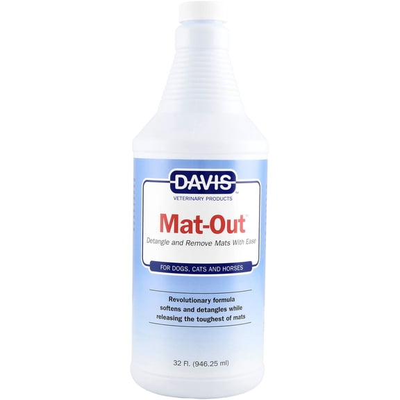 Davis Mat-Out 32oz – Powerful Detangler for Mats & Tangles in Pets & Horses
