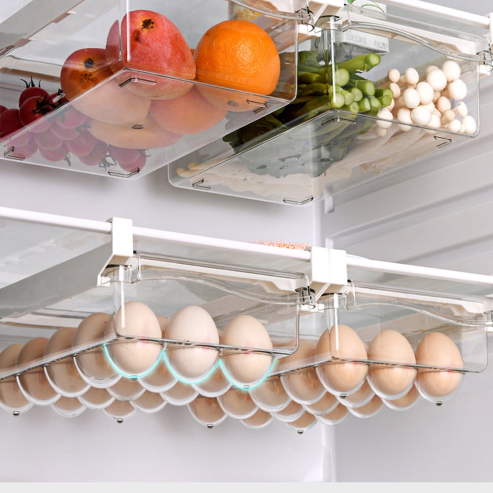 KHBUAB Egg Container for Refrigerator Durable Plastic Storage Box Assorted Color Egg Holder
