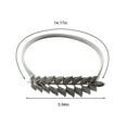 thumbnail image 3 of Attaches de Rideaux, Attaches de Rideaux pour Rideaux, Attaches de Rideaux en Alliage, Attaches de Rideaux Modernes pour Rideaux Fins Ou Épais pour Maison et Bureau 1 Pce, 3 of 5