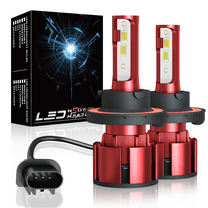 NSDXCT For Hummer H3 2006-2010 2X H13/9008 High/Low LED Headlight Beam Bulbs