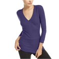 thumbnail image 1 of Camiseta básica I-N-C Camiseta Cuello en V Mujer XS, 1 of 1