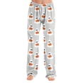 thumbnail image 2 of Satingcolo Womens Halloween Pajamas Pants Cute Pumpkins Ghost Pajama Soft Long Bottoms Women Pjs Pj Jammies, 2 of 5