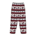 thumbnail image 5 of Xecao Buffalo Plaid Forest Women's Straight Lounge Pajama Pants: The Epitome of Relaxed Sleepwear, 5 of 9
