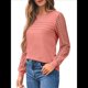 thumbnail image 1 of Camisas de Larga para Mujer, Blusas Elegantes e Informales de Encaje, Conjuntos de Otoño 2025, Camisetas y Ropa de Trabajo. Rosa XXL, 1 of 8