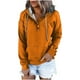 thumbnail image 2 of ICHUANYI Clearance Women's Fashion Printed Pocket Long Sleeve Blouse Casual Tops Sweatershirt Button Hoodies(Yellow, M) ICHUANYI WER2023081403210, 2 of 5