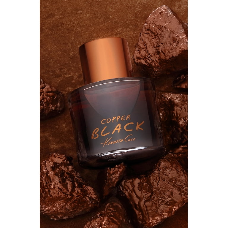 Kenneth Cole Copper Black Eau de Toilette, Cologne for Men, 1.7 oz
