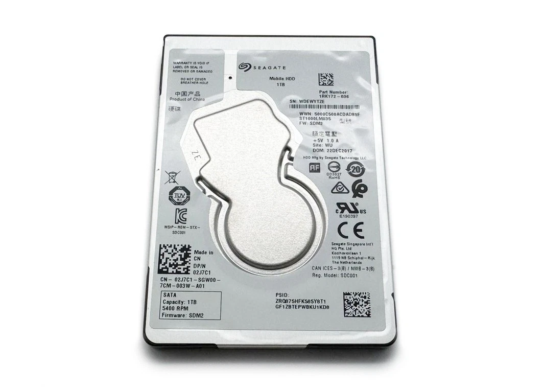 Seagate 1TB Backup Plus Slim Portable Hard Drive, USB 3.0 Storage