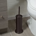 thumbnail image 3 of Bath Bliss Oil-Stained Bronze Toilet Brush & Holder, 3 of 6