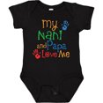 thumbnail image 3 of Inktastic Nani and Papa Love Me Boys or Girls Baby Bodysuit, 3 of 5