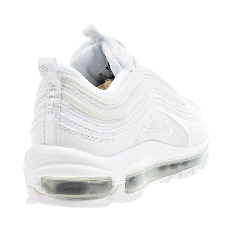 Nike Kid's Air Max 97 Casual Shoes - White / Metallic Silver