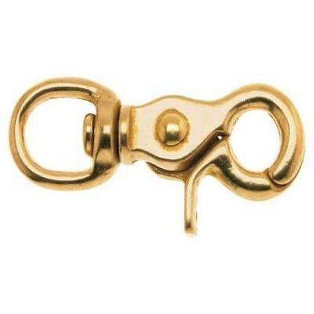 

Campbell Chain 1/2 in. Dia. x 2-1/2 in. L Polished Bronze Trigger Snap 40 lb. (Pack of 10)