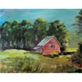 thumbnail image 3 of Schlabach, Sue 14x12 Black Modern Framed Museum Art Print Titled - Buds Barn, 3 of 5